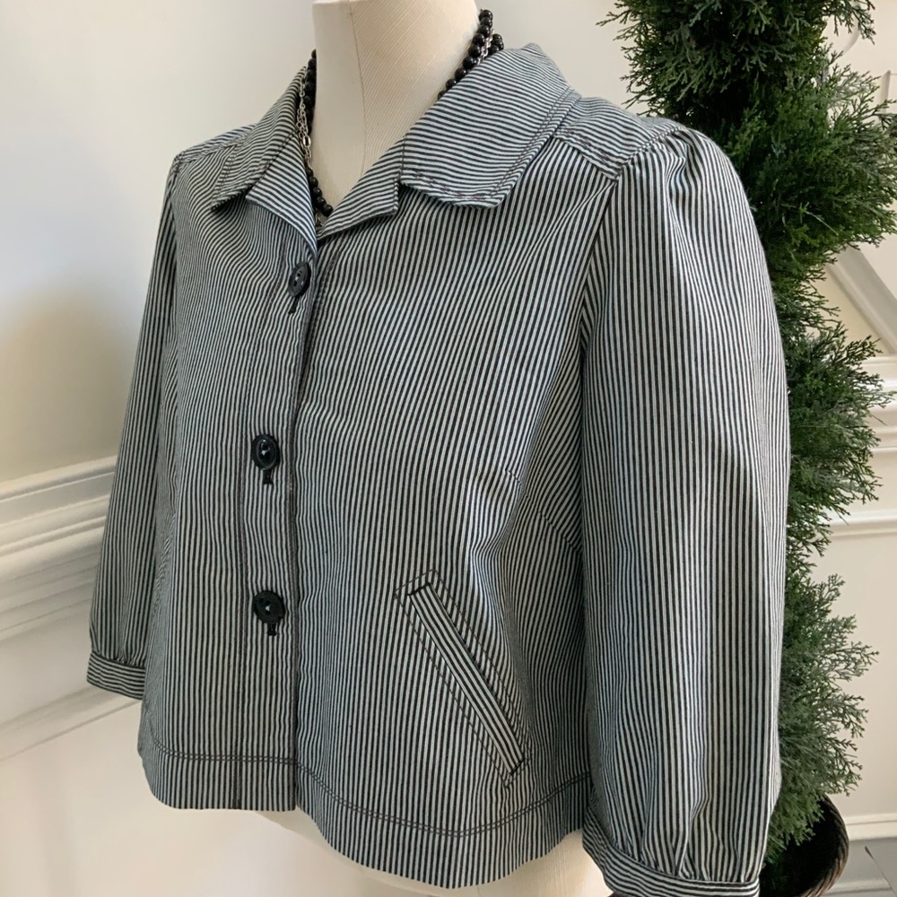 LOFT Striped Jacket - Picture 2 of 3